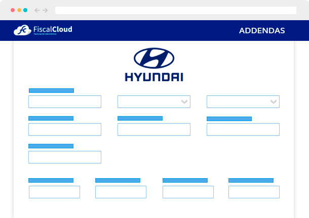 Addenda Hyundai para CFDI 4.0 Solicítala Aqui